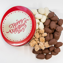 ALL TIME FAVORITE PECAN CANDIES IN A VALENTINE TIN